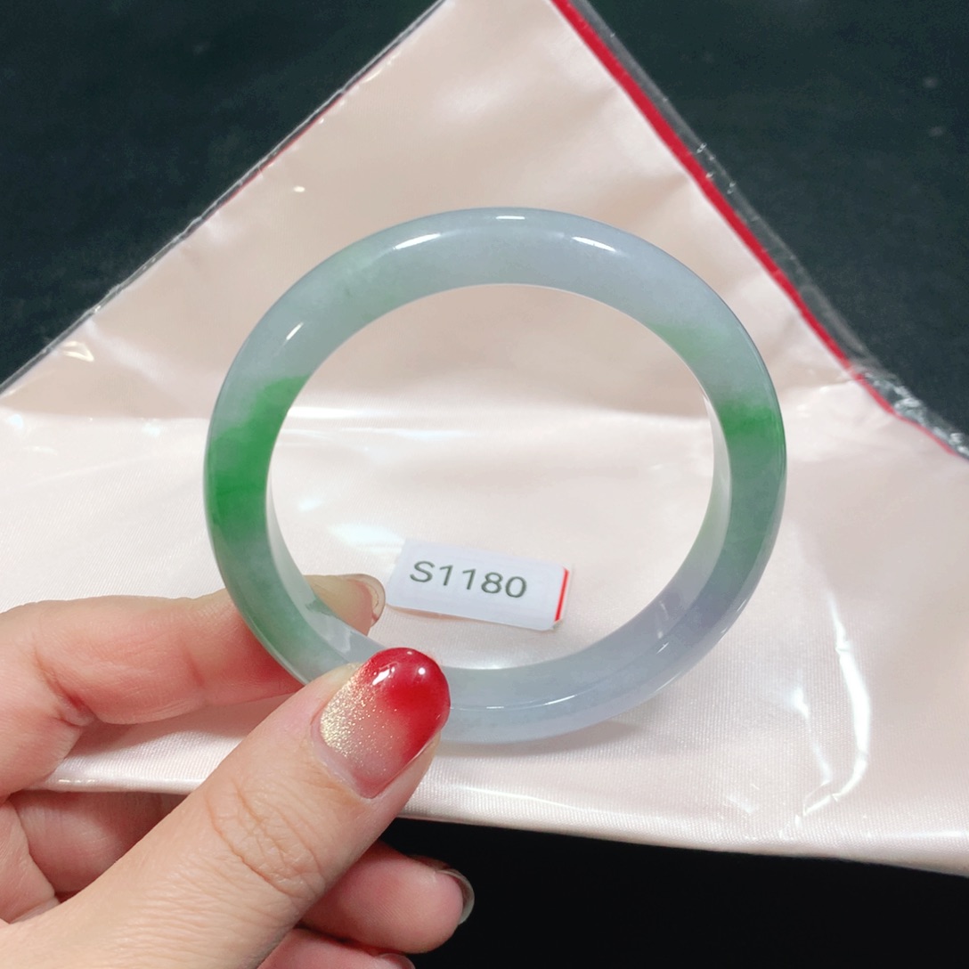 翡翠未镶嵌手镯S1280-03