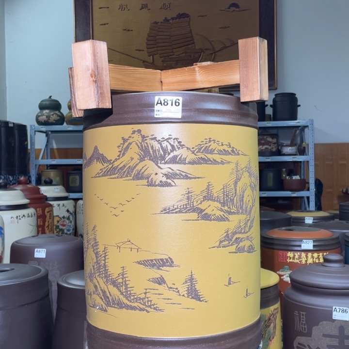 紫砂茶叶罐宜兴紫砂