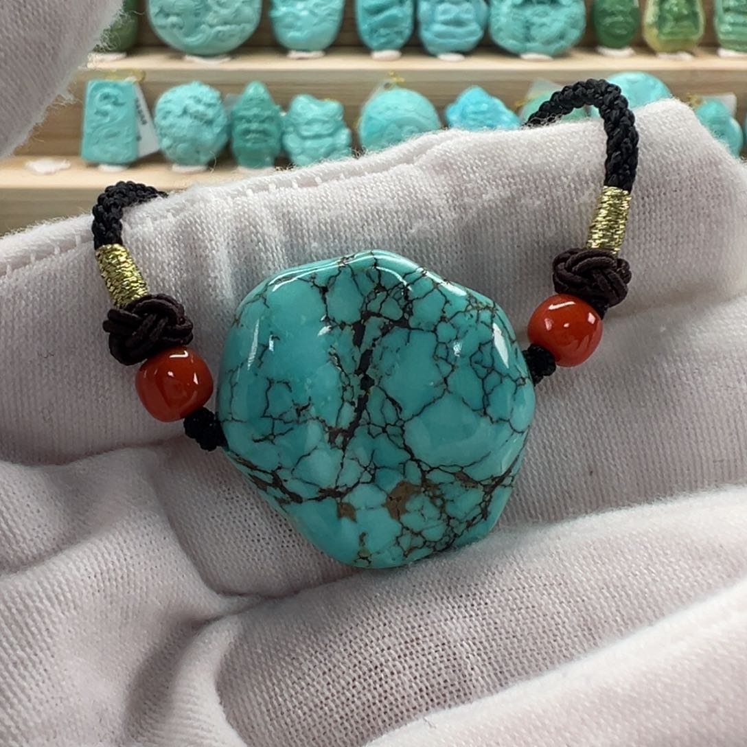 未镶嵌绿松石随形24.8mm