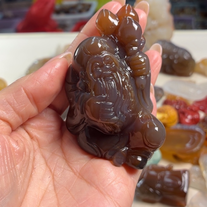 玛瑙/玉髓未镶嵌吊坠(不含链)