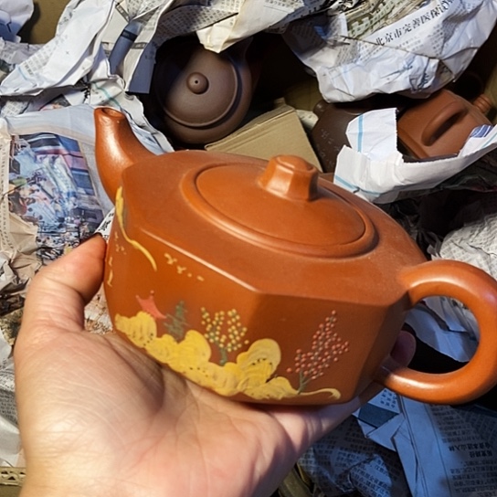 手工制作宜兴紫砂壶