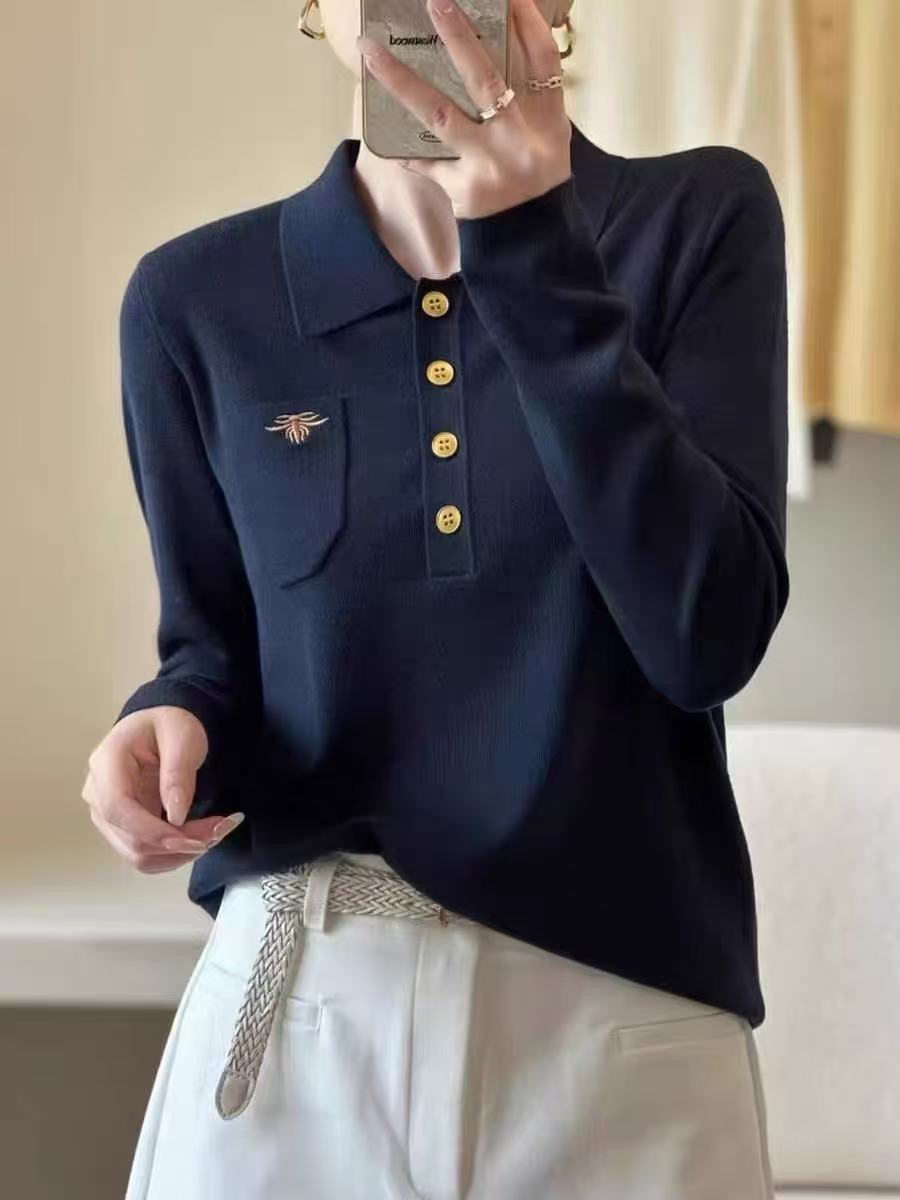 银基欧品汇 小蜜蜂长袖上衣