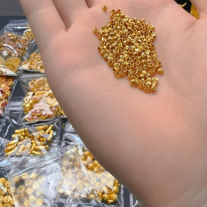 无铜合金西瓜珠3mm50个