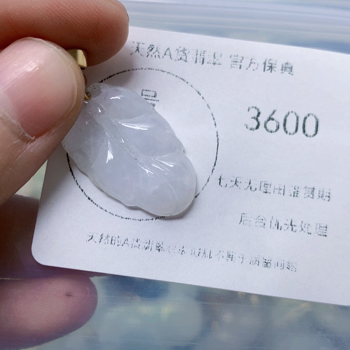 翡翠吊坠(赠链)未镶嵌翡翠