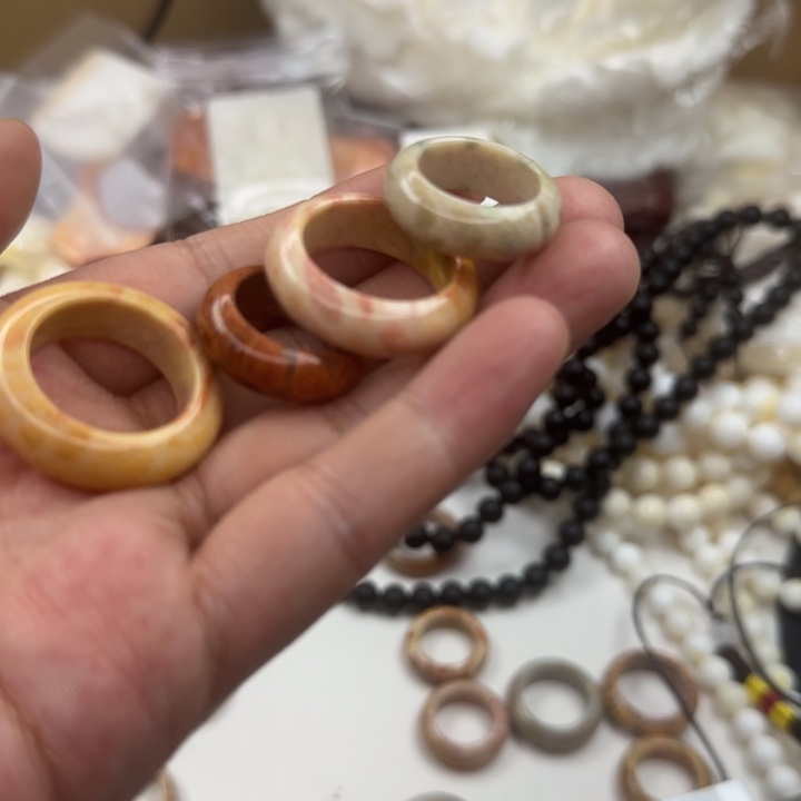 棋***姐大果紫檀（缅甸花梨）四个跑环95号