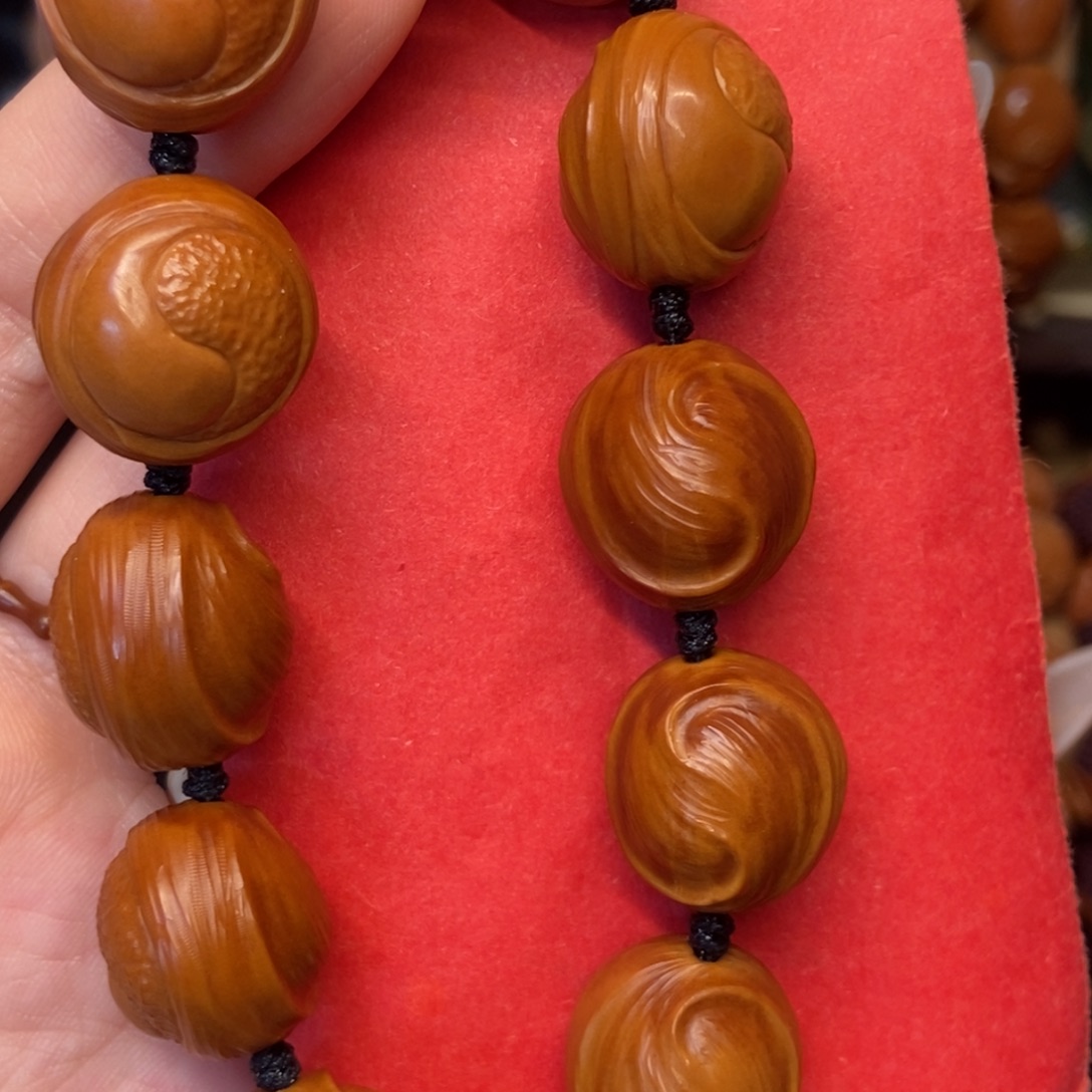 手串/手链橄榄核纯手时来运转微花特价