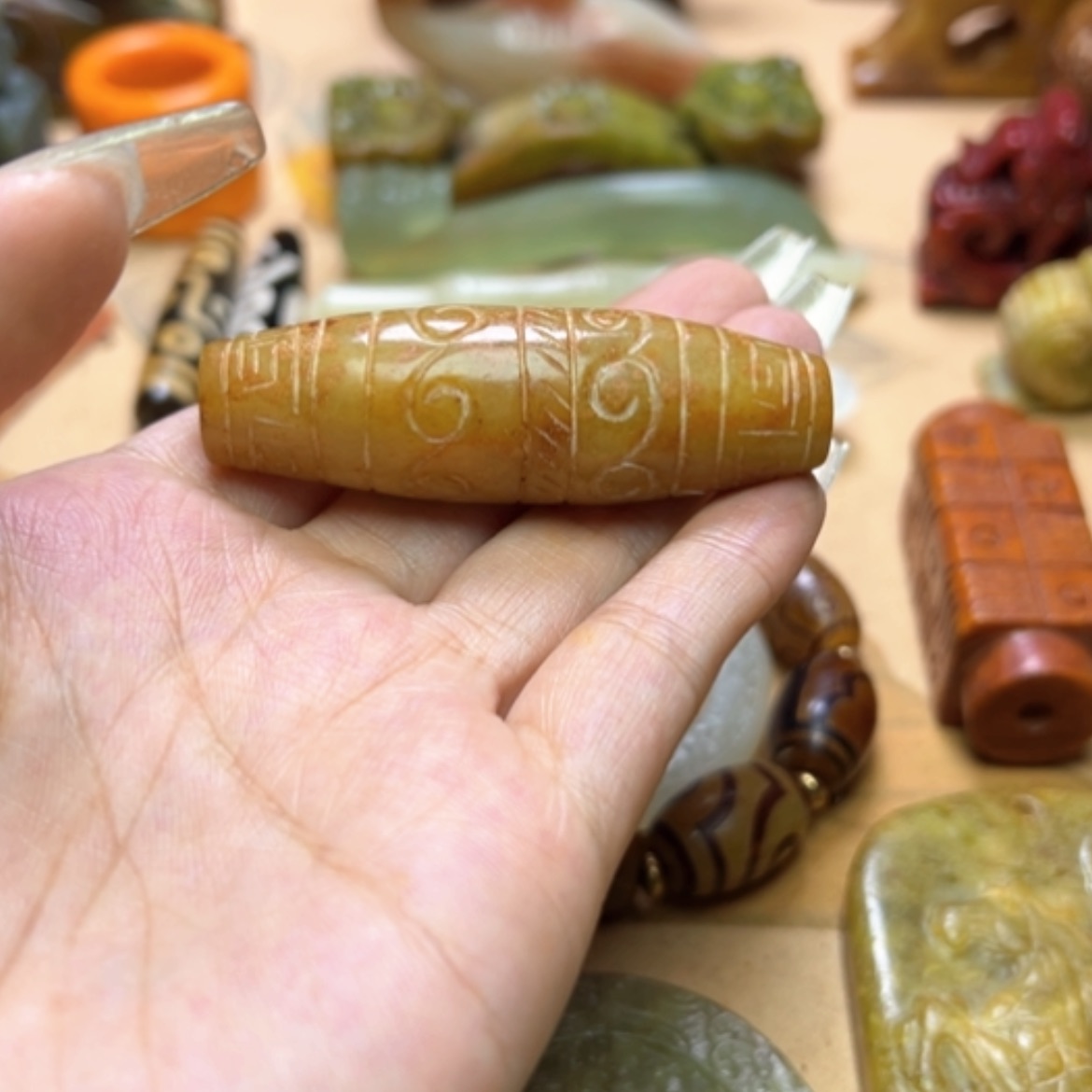 【闪购商品】蛇纹石玉颈饰未镶嵌