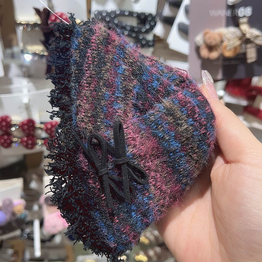 皮质铁合金紫色三角抓