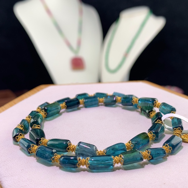 双色碧玺手链未镶嵌