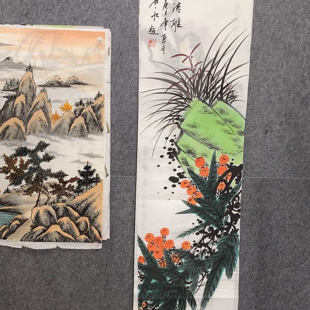 国画手写手绘国画作品90