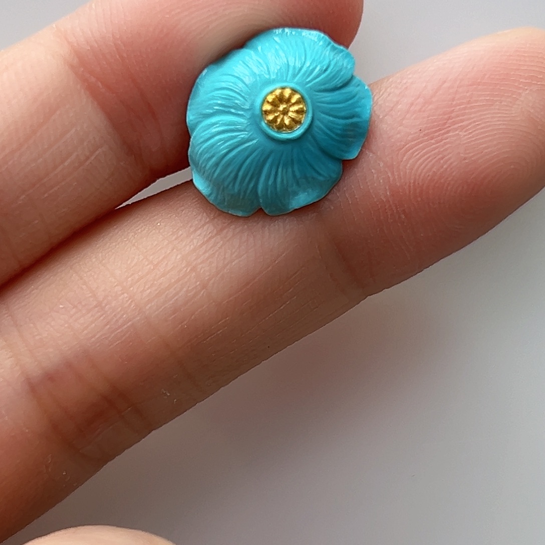 绿松石珠宝奇石未镶嵌