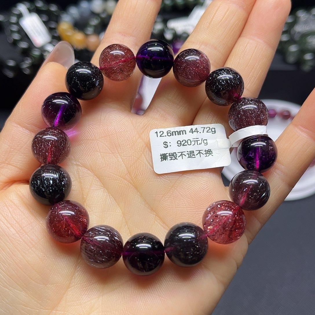 水晶手链未镶嵌天然水晶
