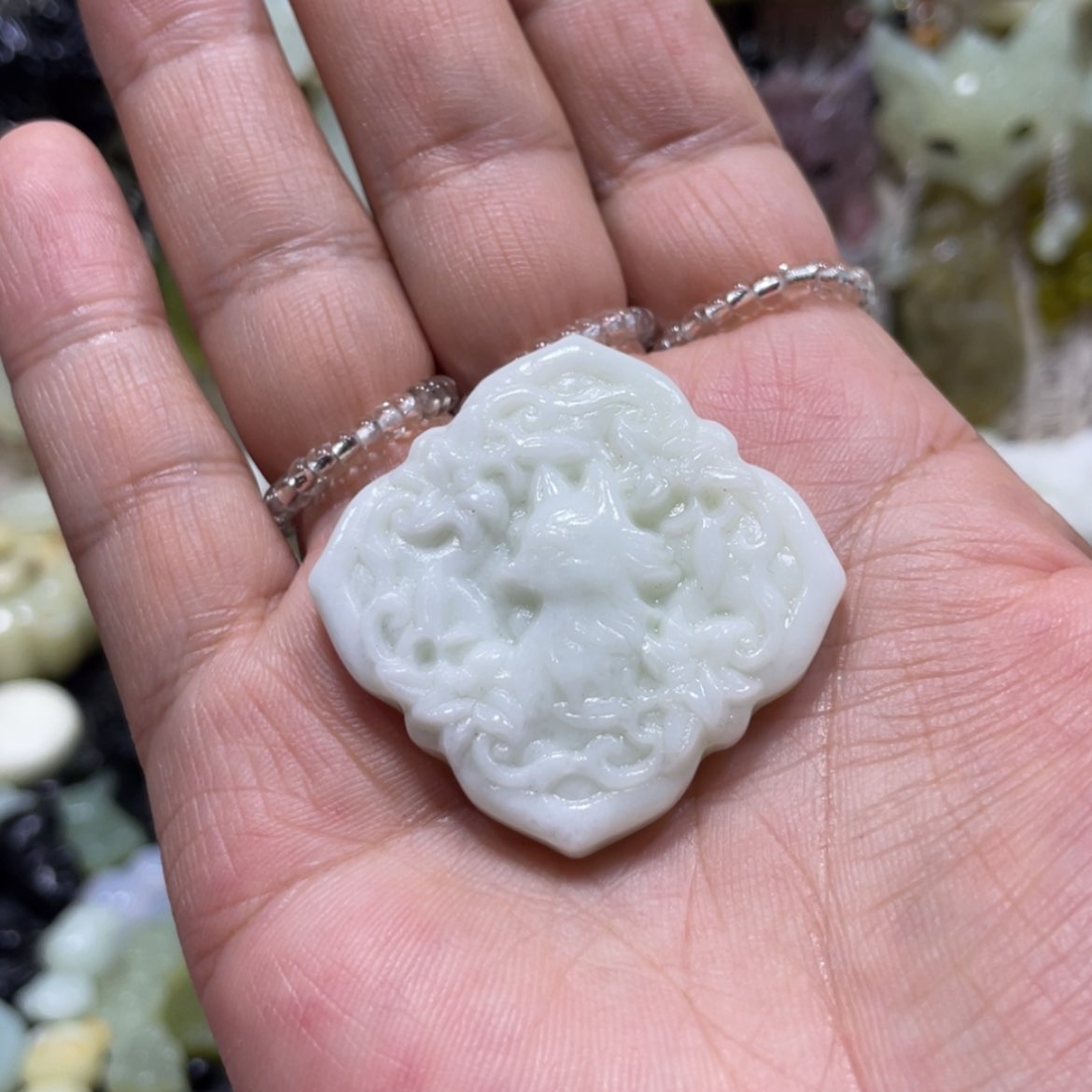 【闪购商品】岫玉颈饰未镶嵌33吊坠