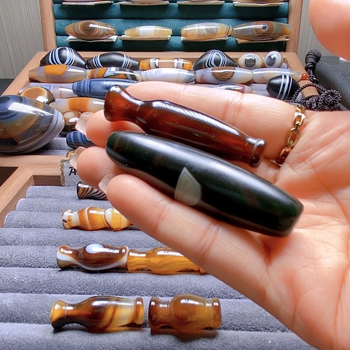 心***树玛瑙/玉髓未镶嵌吊坠(不含链)