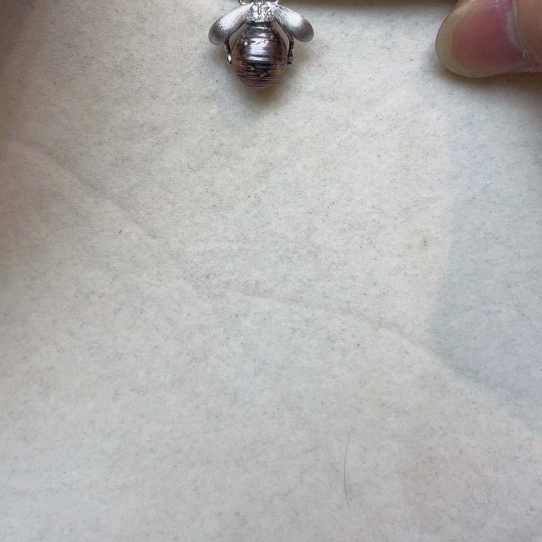 海水珍珠吊坠(赠链)18K金镶嵌