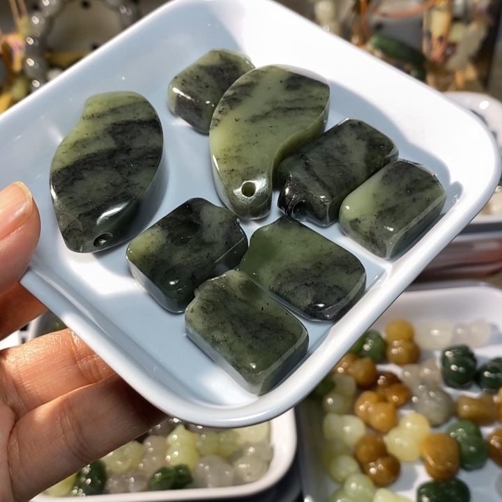 和田玉未镶嵌手链微瑕发一小的打包258