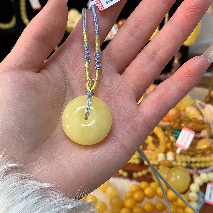 蜜蜡手链未镶嵌蜜蜡吊坠项链