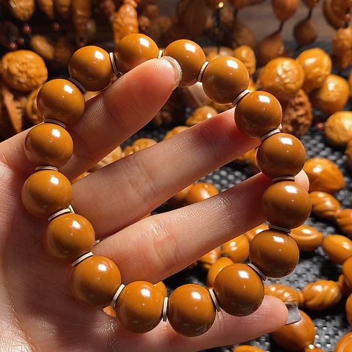 吊坠橄榄核佛*精品光珠