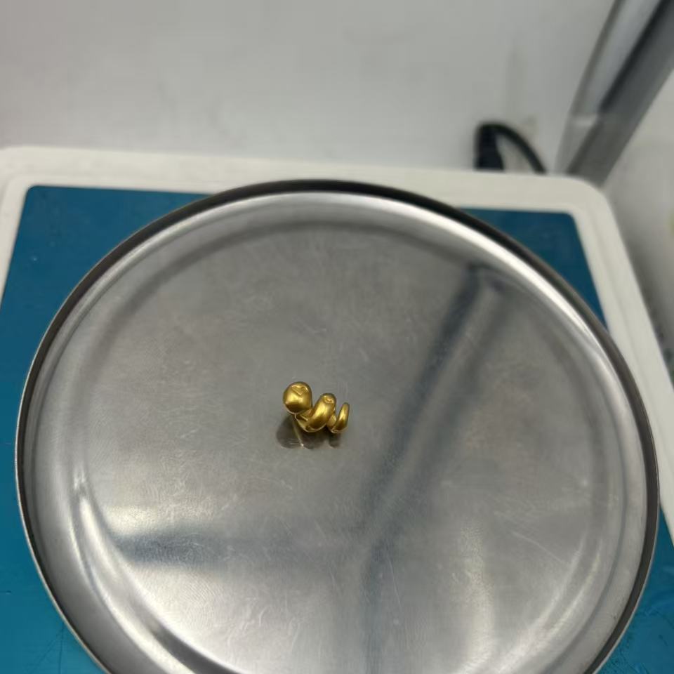 足金999卷卷蛇小配件