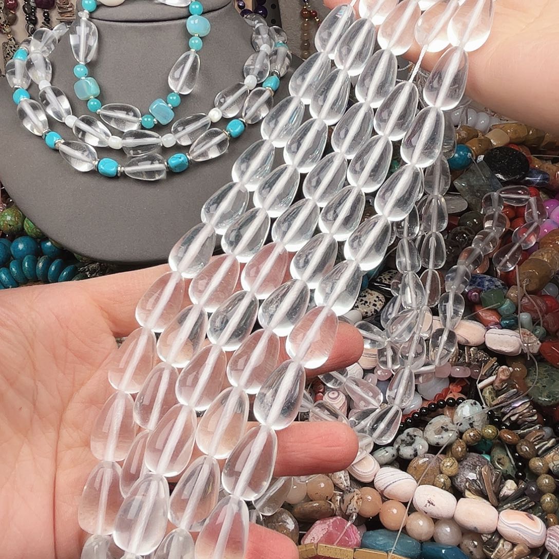 玛瑙/玉髓未镶嵌珠宝半成品白水晶