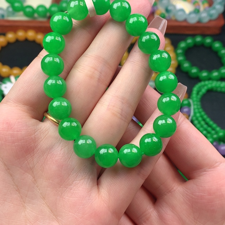 ，***？缅料卡10手串 一物一证