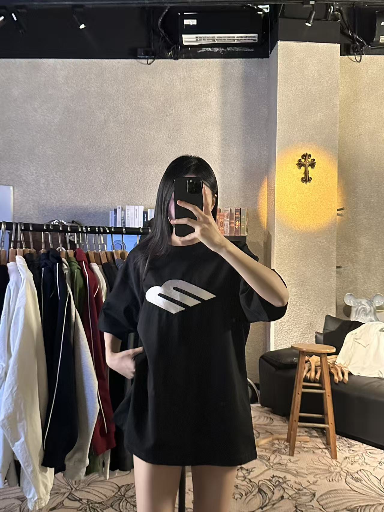 BREAK媛姐【升级款AB面3.0】设计师款8家休闲百搭男女同款T恤A66