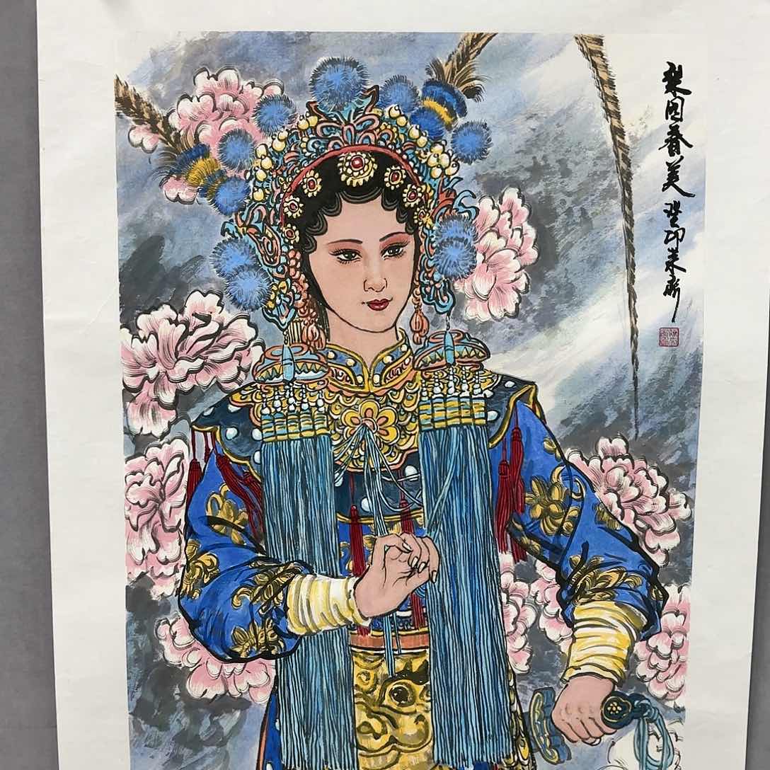 国画亲笔手绘原创1