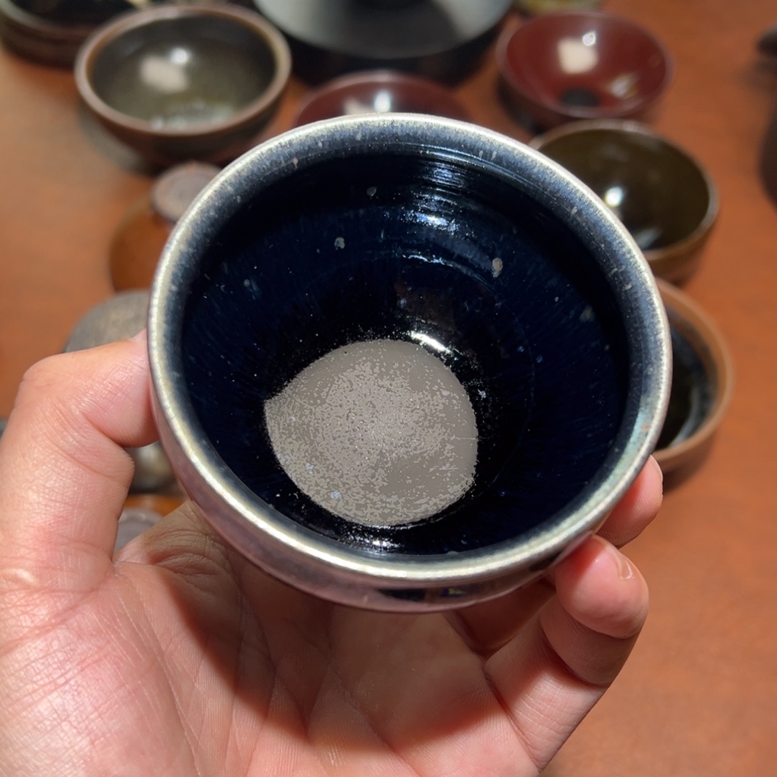 茶盏柴烧主人杯建窑建盏茶盏