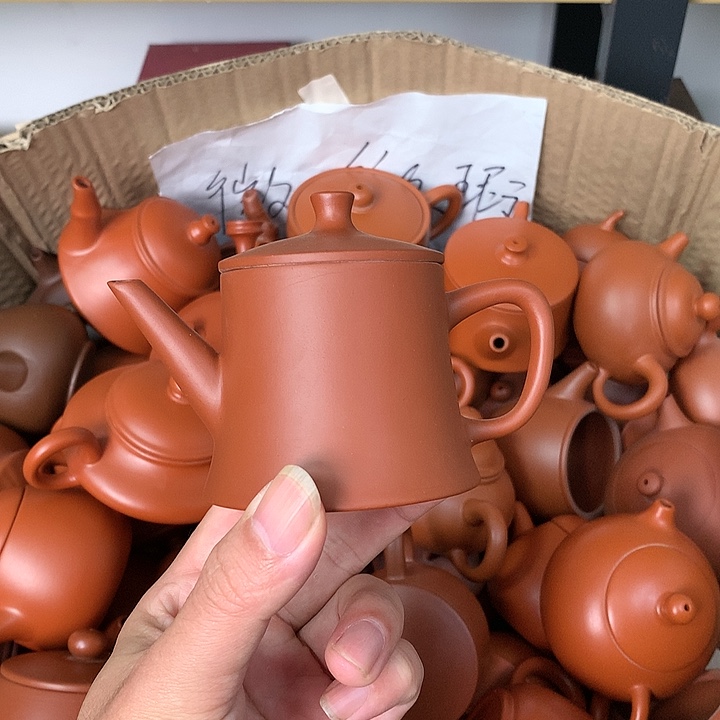 茶壶紫砂原矿朱泥茶具茶壶家用120
