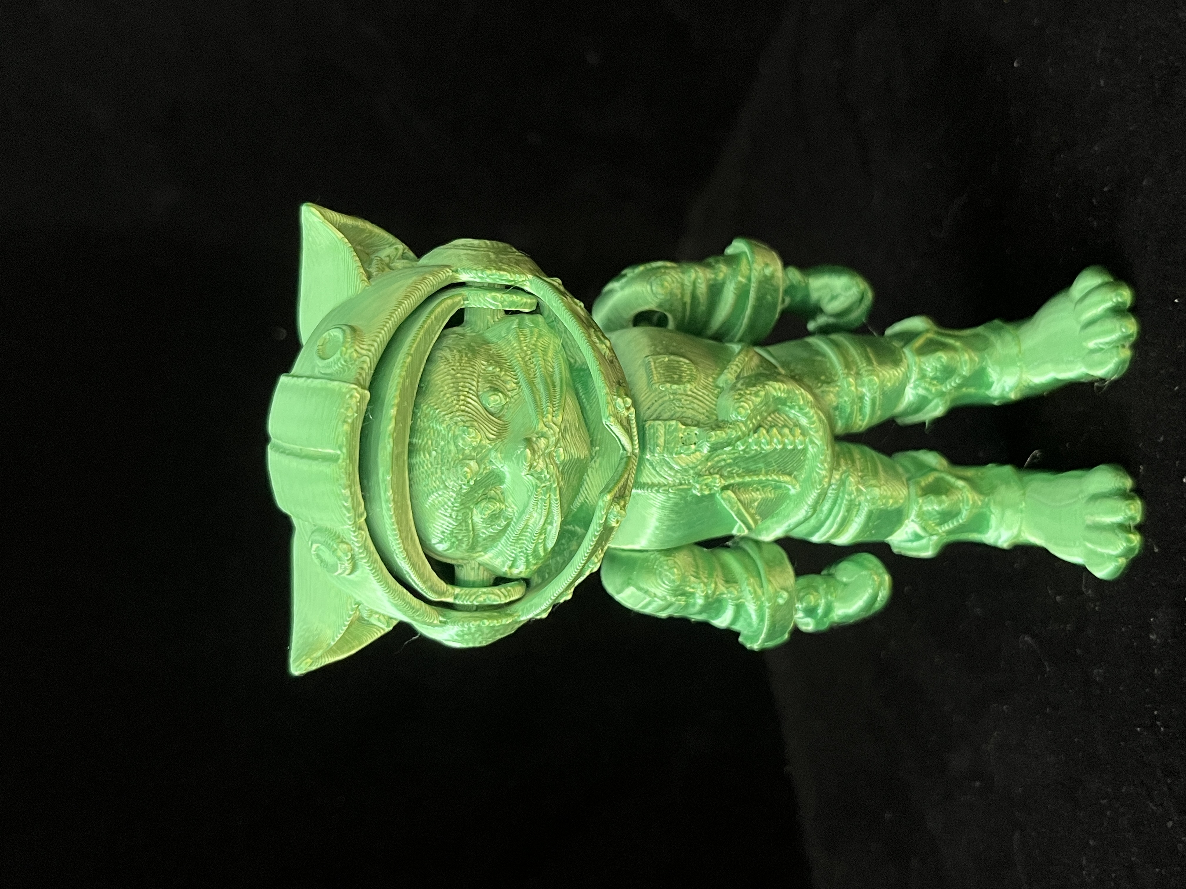 3D打印太空猫 多关节活动