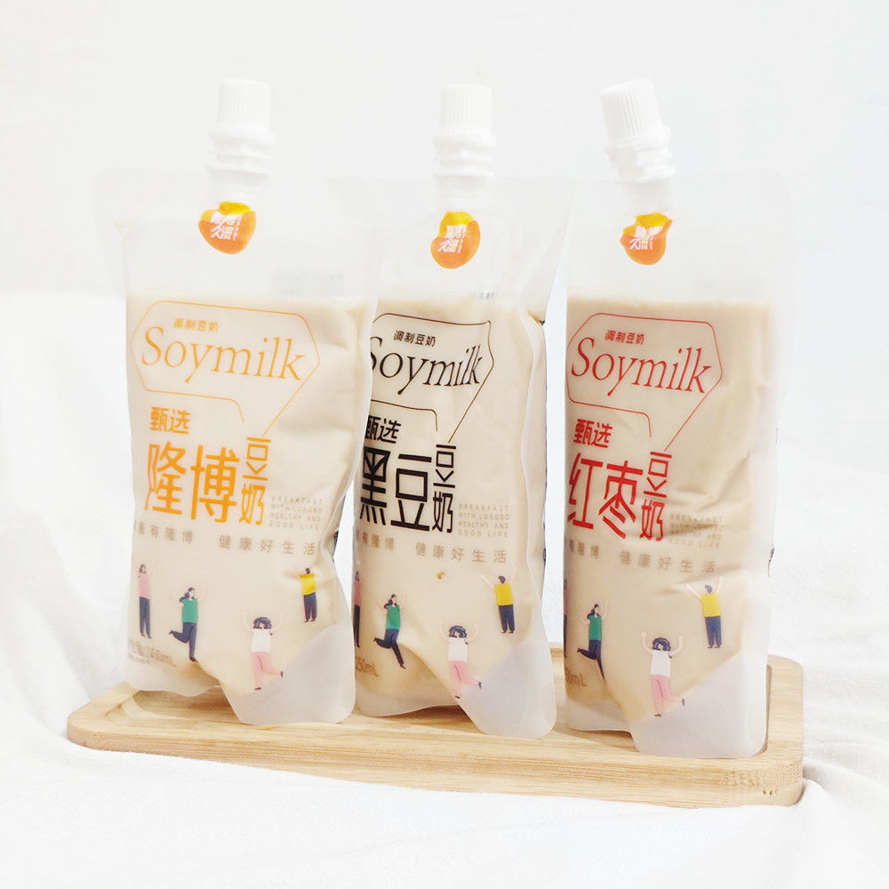 隆博久洲新日期营养早餐250ml原味红豆红枣多口味即食豆浆一整箱