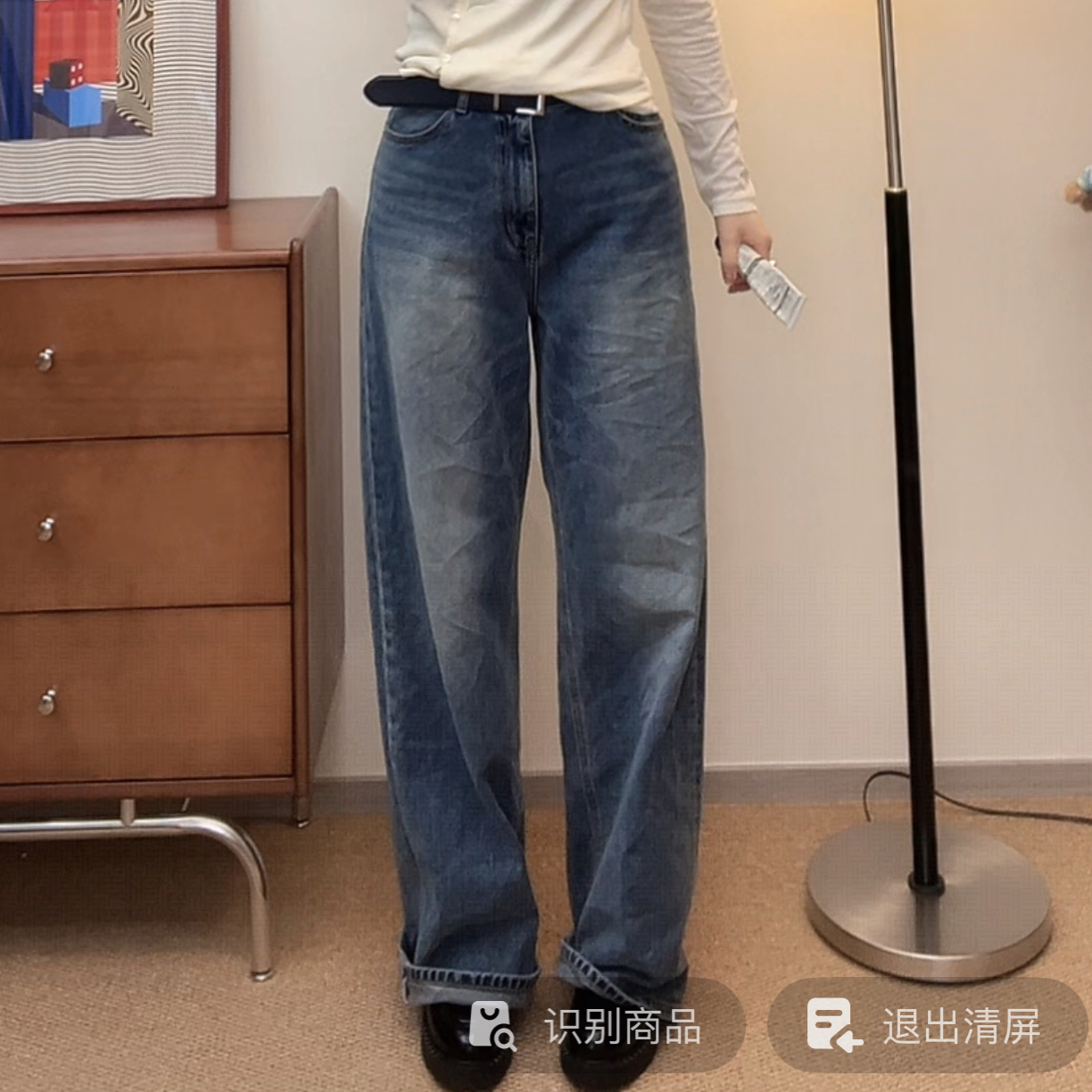 韩国正品 25冬 AT家直筒牛仔裤（N0退）