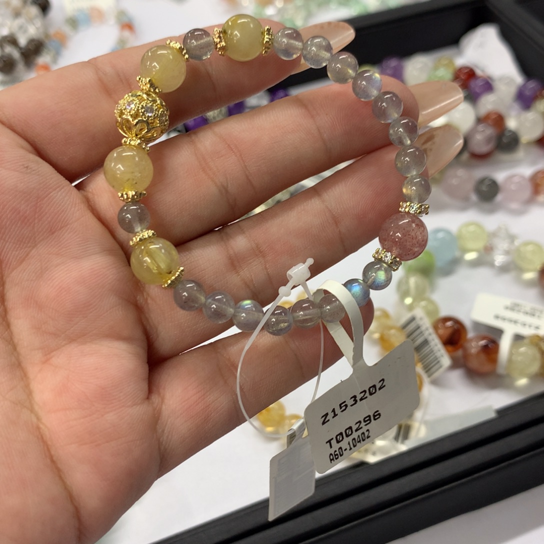 未镶嵌水晶手链月光石