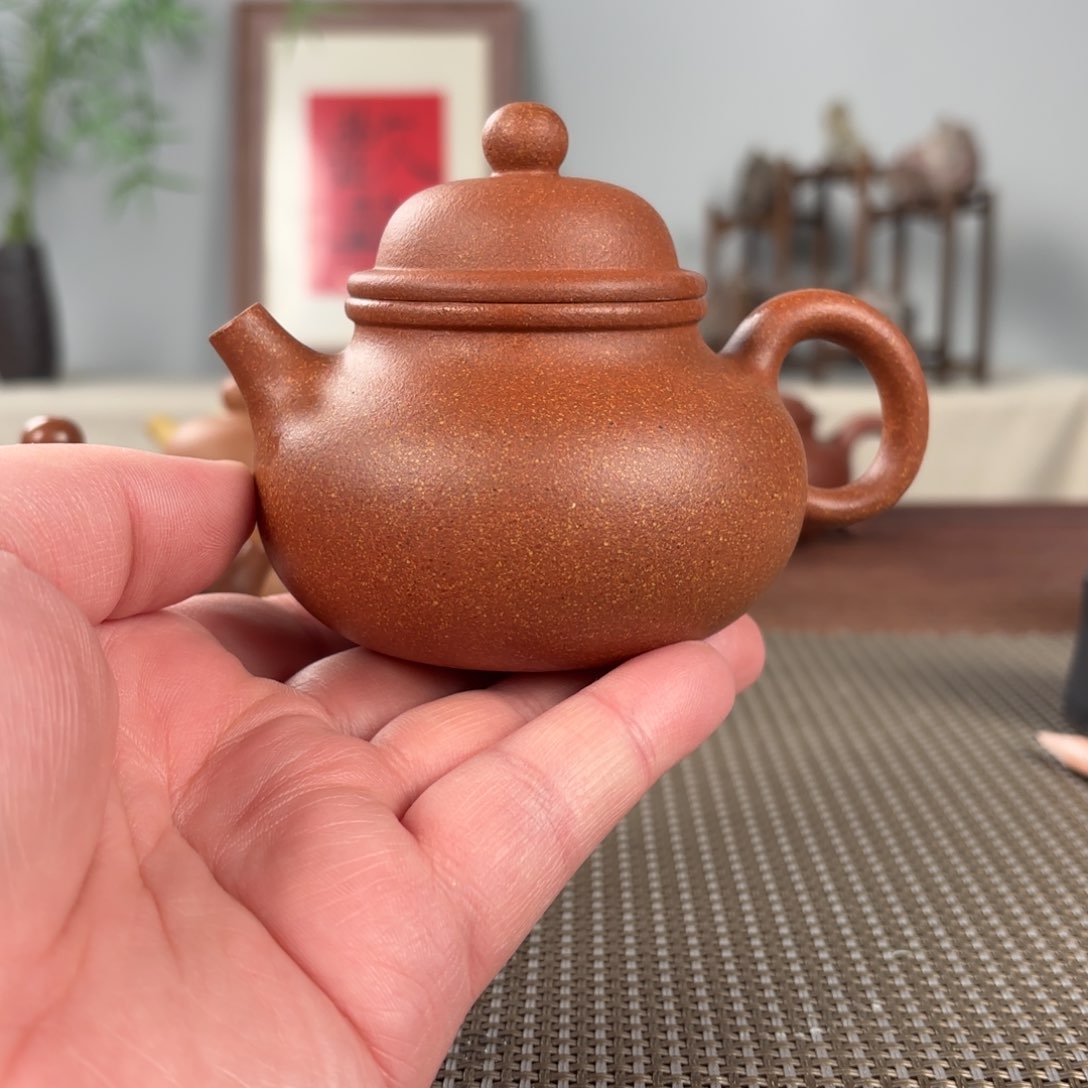 紫砂茶壶黄龙山原矿紫砂壶