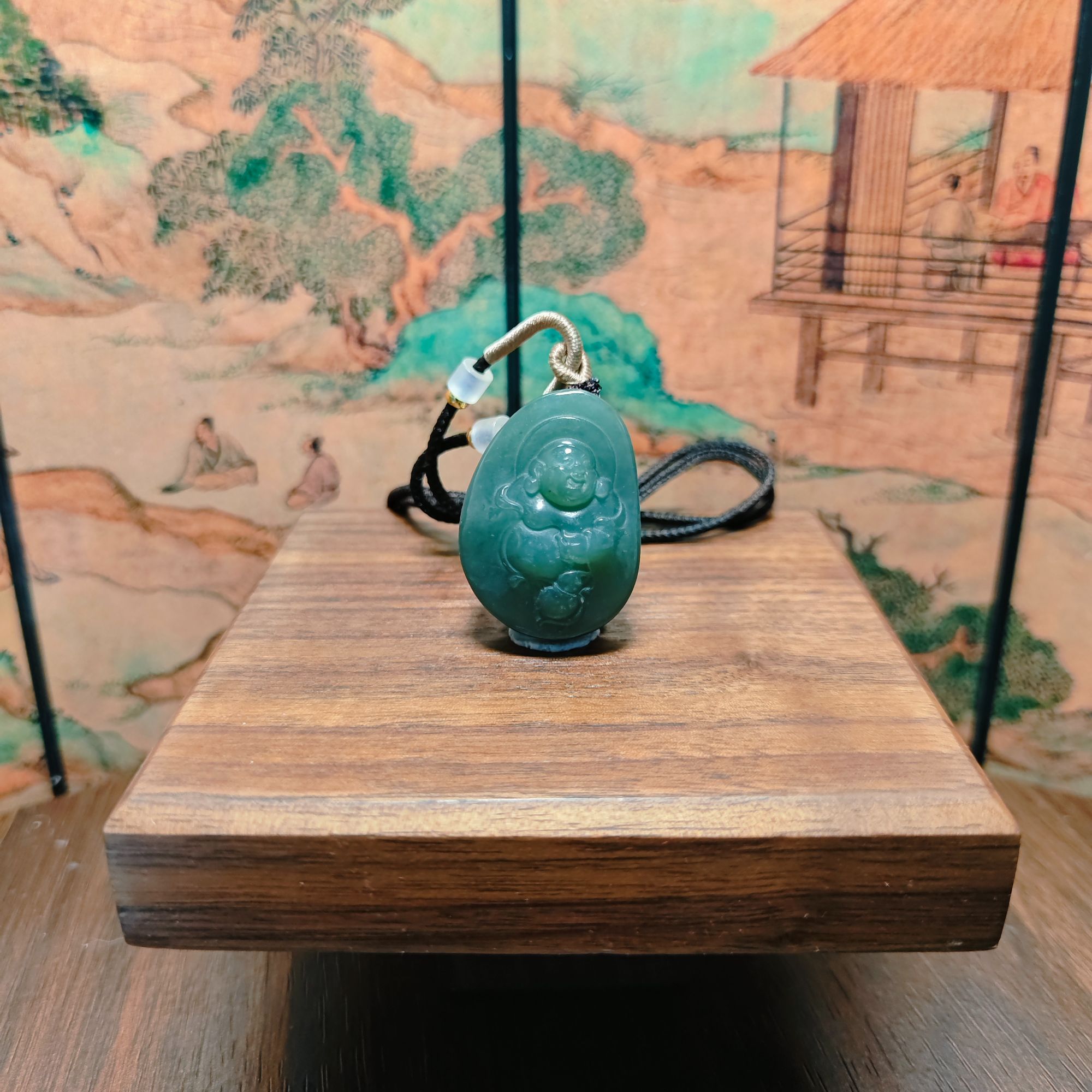 W和田玉佛公吊坠1586