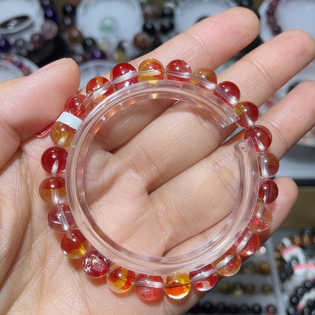 手链未镶嵌水晶锦鲤胶花手串