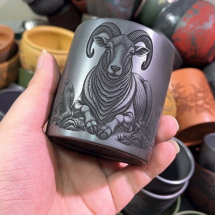 茶杯紫砂全手工紫砂主人杯