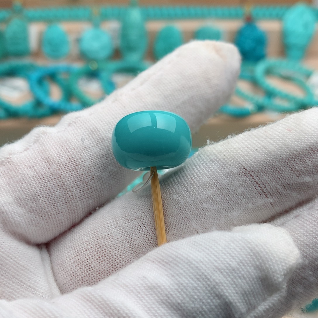 绿松石未镶嵌珠宝奇石15.5mm