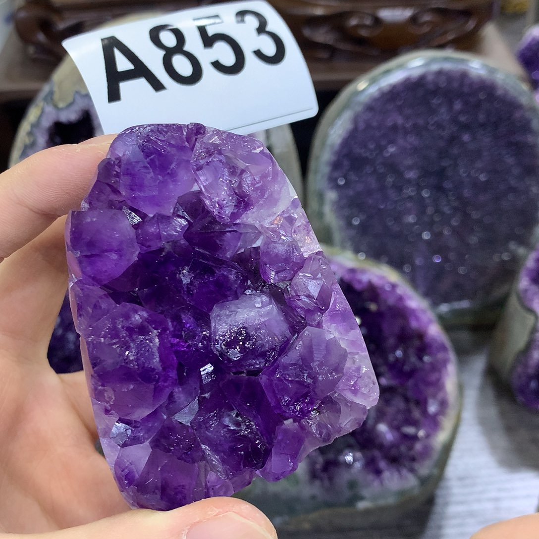 紫晶珠宝半成品未镶嵌853