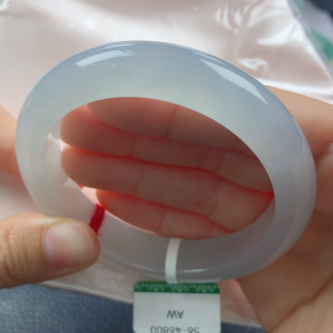 未镶嵌手镯翡翠缅甸天然翡翠A货56.5正