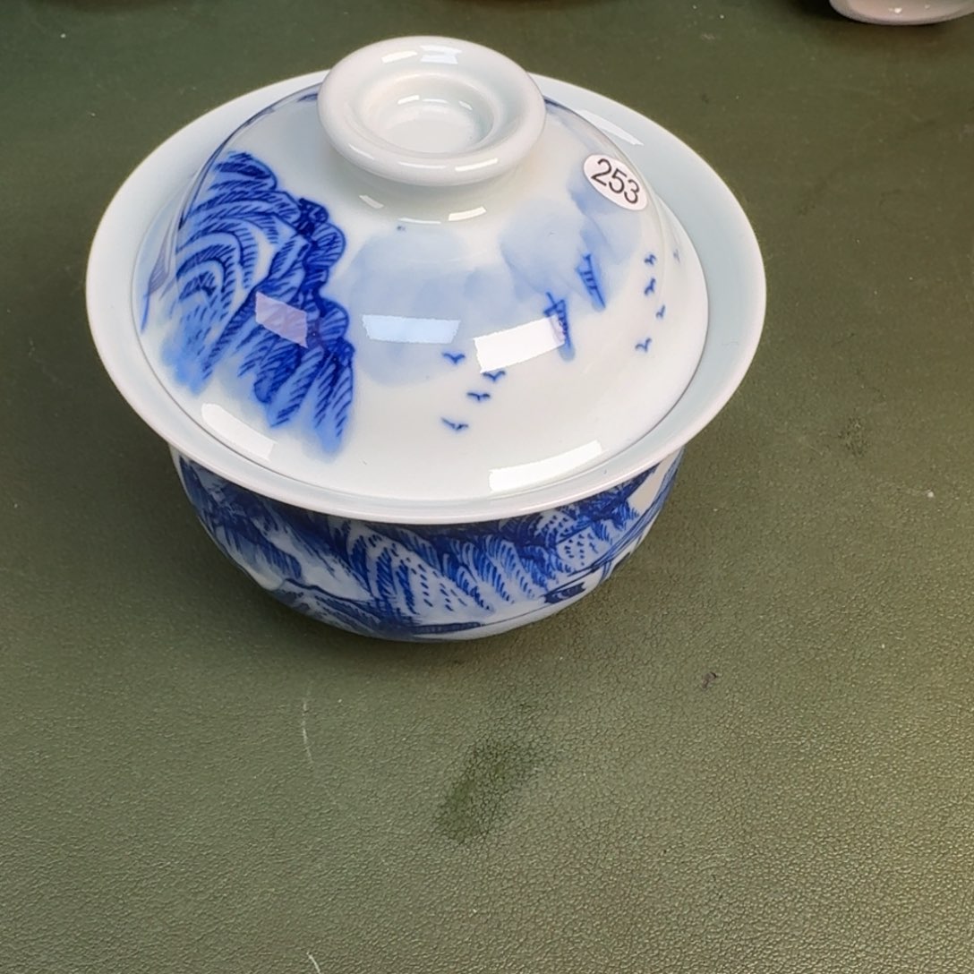 瓷景德镇纯手绘茶具圆圆253