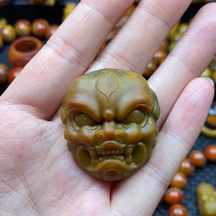 ༀ***༻玛瑙/玉髓未镶嵌挂件战国红挂件