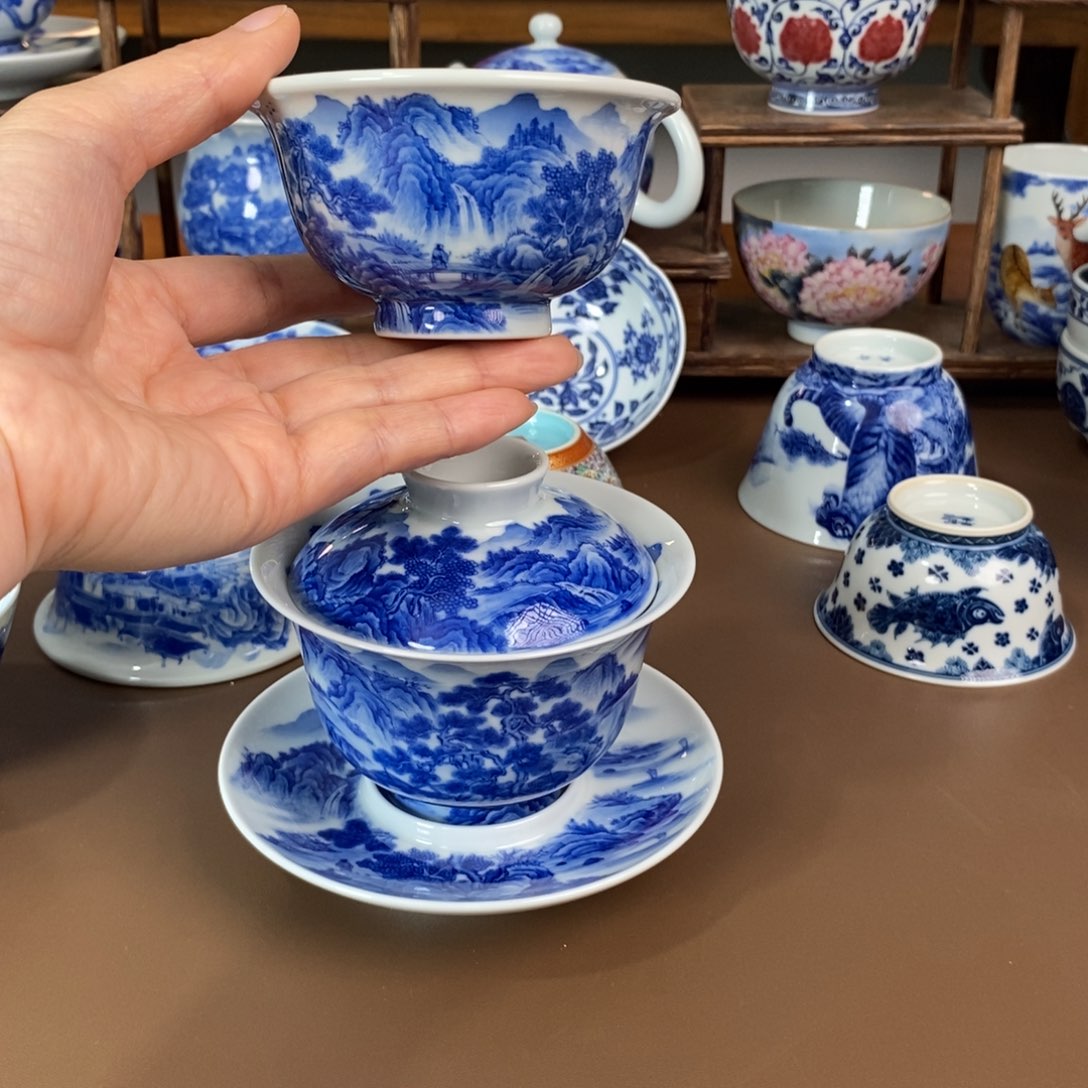 景德镇陶瓷手工手绘