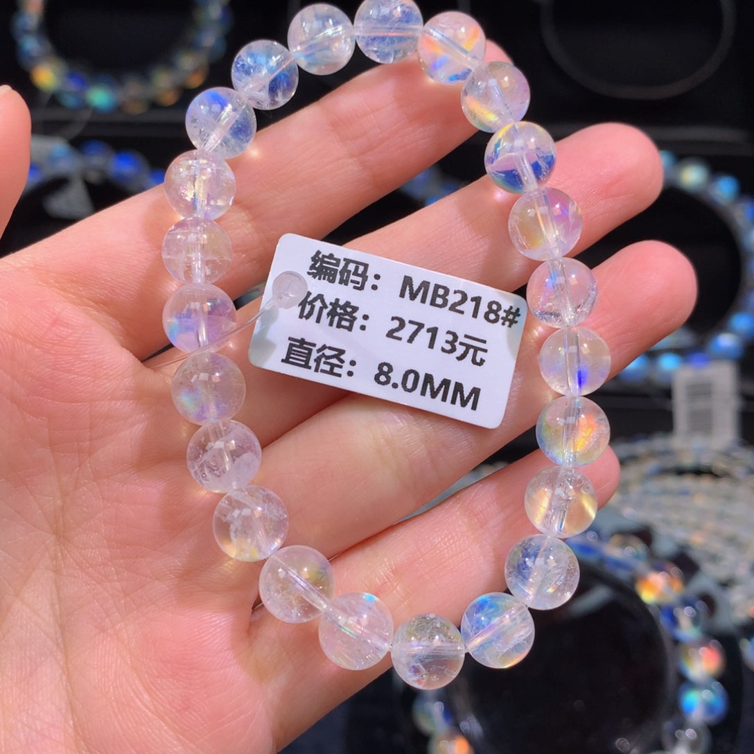 月光石手链未镶嵌马岛MB218#8.0mm