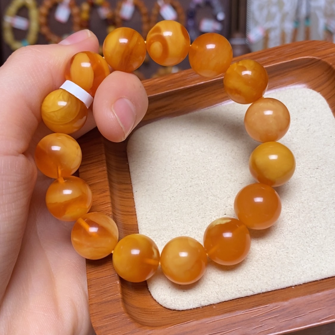 【闪购商品】手链蜜蜡未镶嵌手串