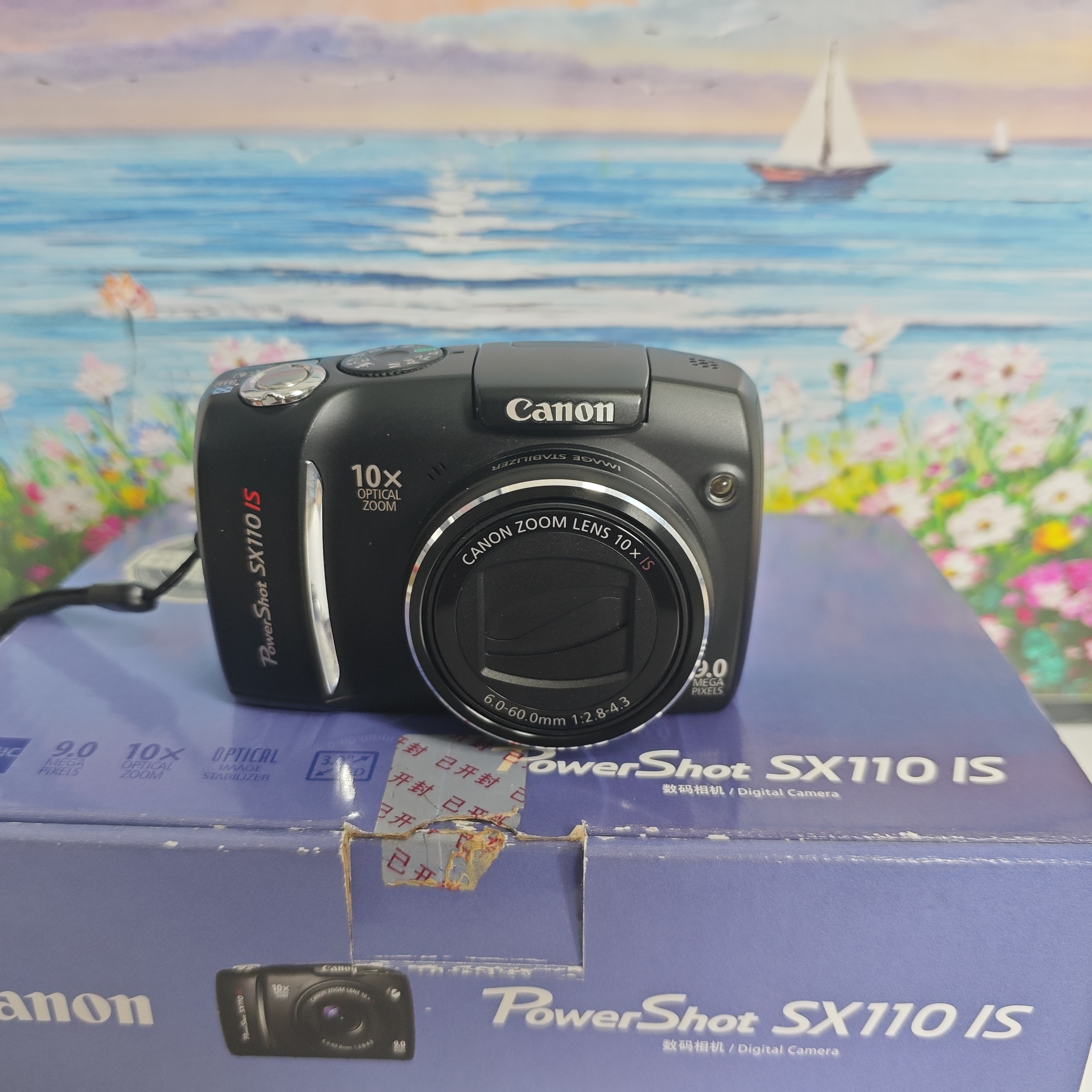 准新品 Canon/佳能 sx110is 900w像素/10倍变焦 配件齐No退换