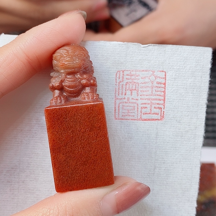 寿山石现场直播手工