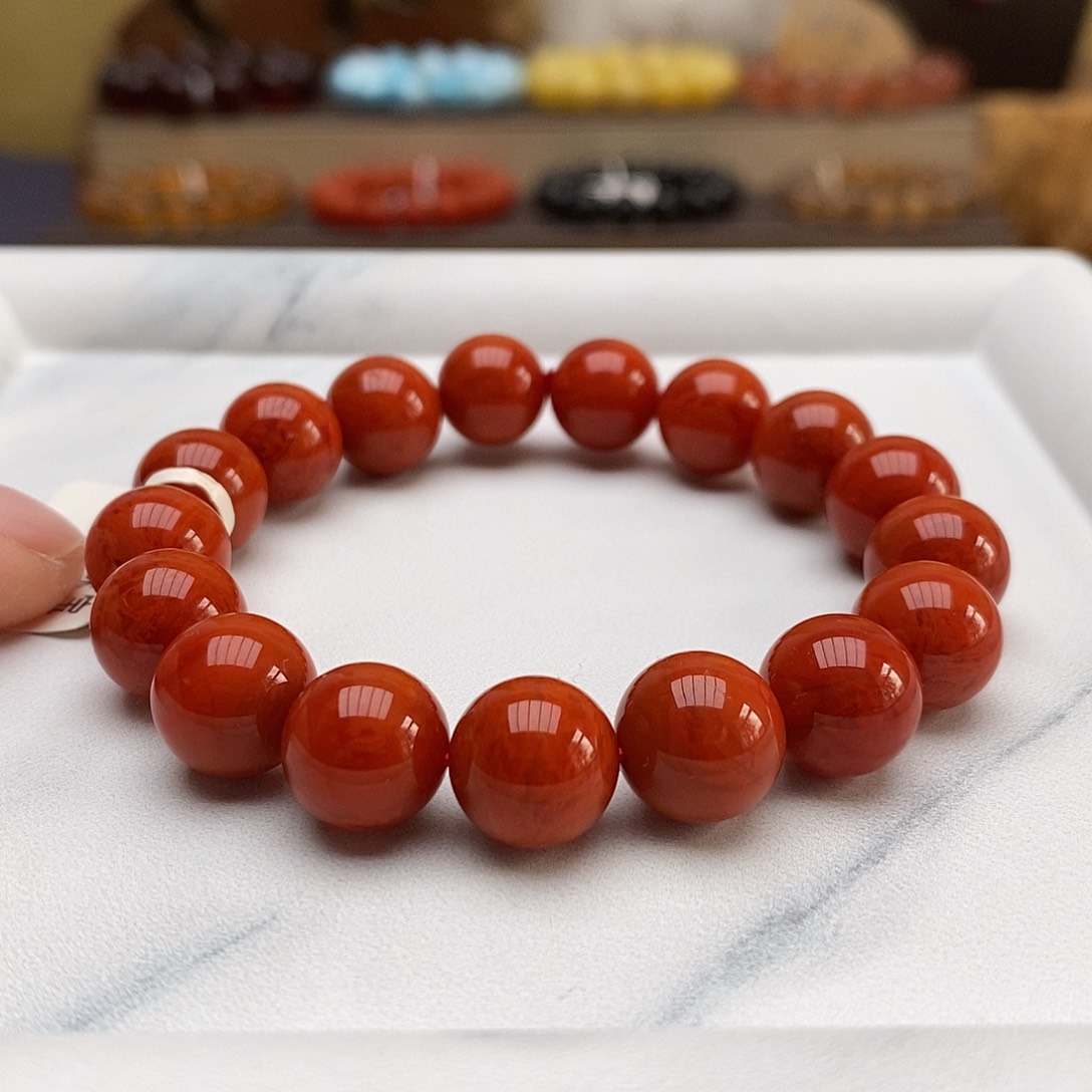 未镶嵌手链南红玛瑙