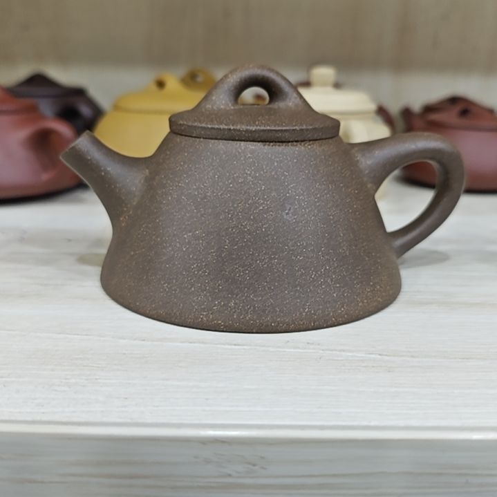 紫砂茶壶清灰霸王石瓢260cc