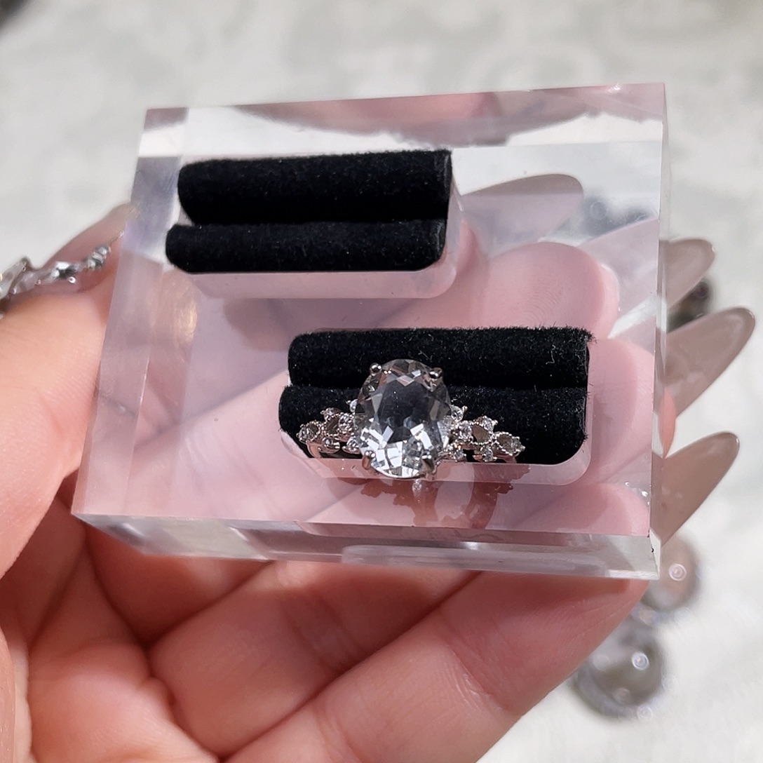 ****1水晶银S925镶嵌手链